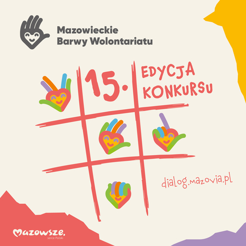 Miniaturka artykułu 15. edycja Konkursu „Mazowieckie Barwy Wolontariatu”