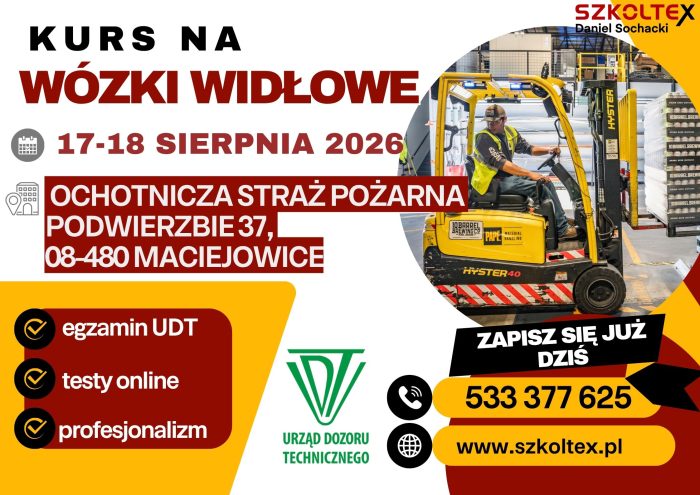 Miniaturka artykułu KURS NA WÓZKI WIDŁOWE