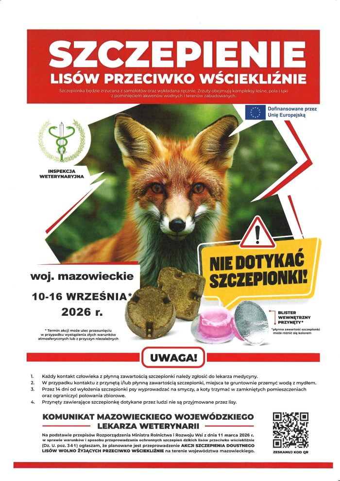 Miniaturka artykułu SZCZEPIENIE LISÓW PRZECIW WŚCIEKLIŹNIE